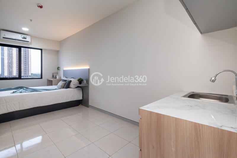 Kitchen Modern Studio Apartment at Meikarta Apartment Low Floor