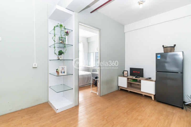 Living Room 2BR Apartment with  View at Pancoran Riverside Apartment