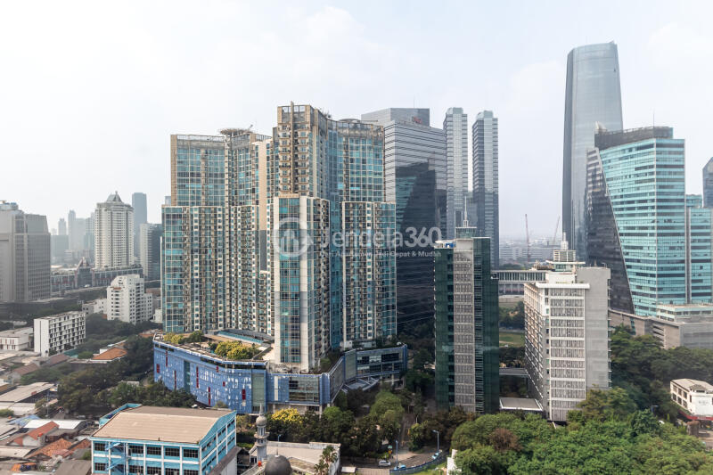 Balcony High Floor 2BR Apartment with  View at Branz Mega Kuningan Apartment