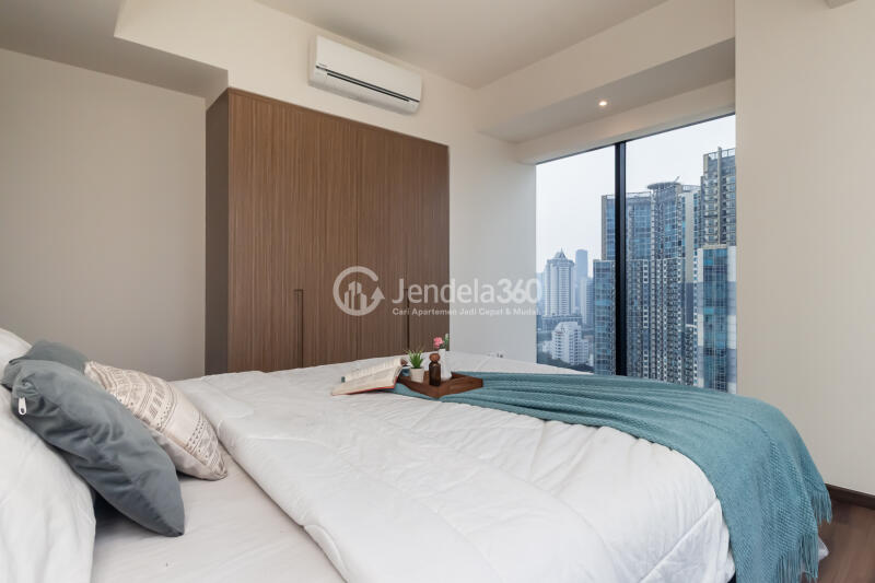 Bedroom High Floor 2BR Apartment with  View at Branz Mega Kuningan Apartment