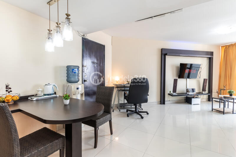 Dining Room Good Deal 2BR Apartment at Taman Rasuna Apartment Tower Tower 17