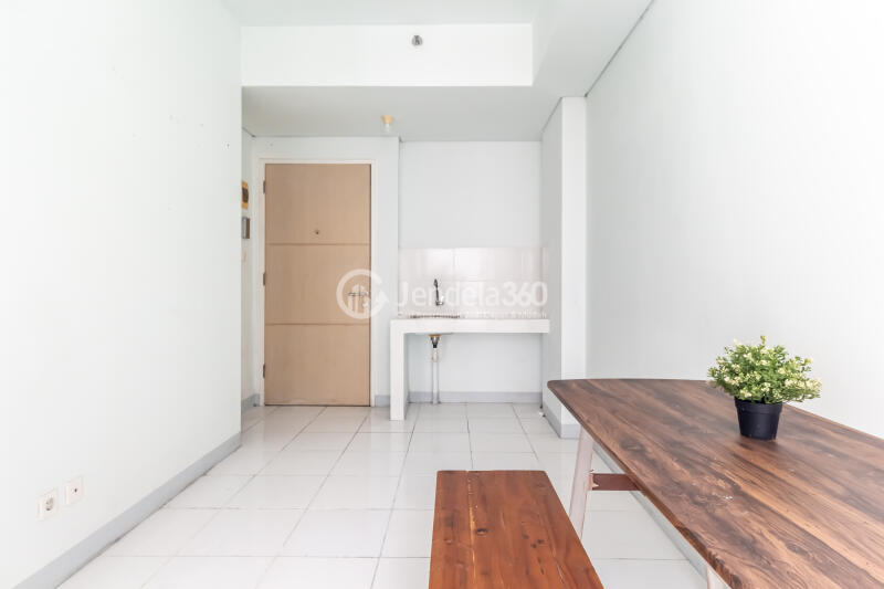 Living Room High Floor 2BR Apartment with  View at Kota Ayodhya Apartment