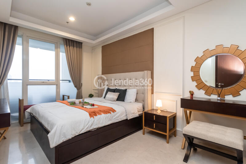 Bedroom Low Floor 1BR Apartment with  View at Pondok Indah Residence