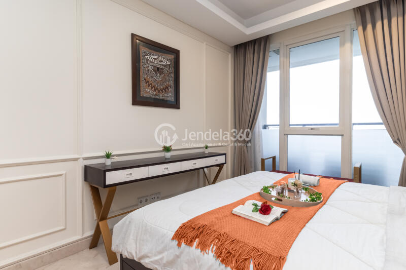 Bedroom Low Floor 1BR Apartment with  View at Pondok Indah Residence