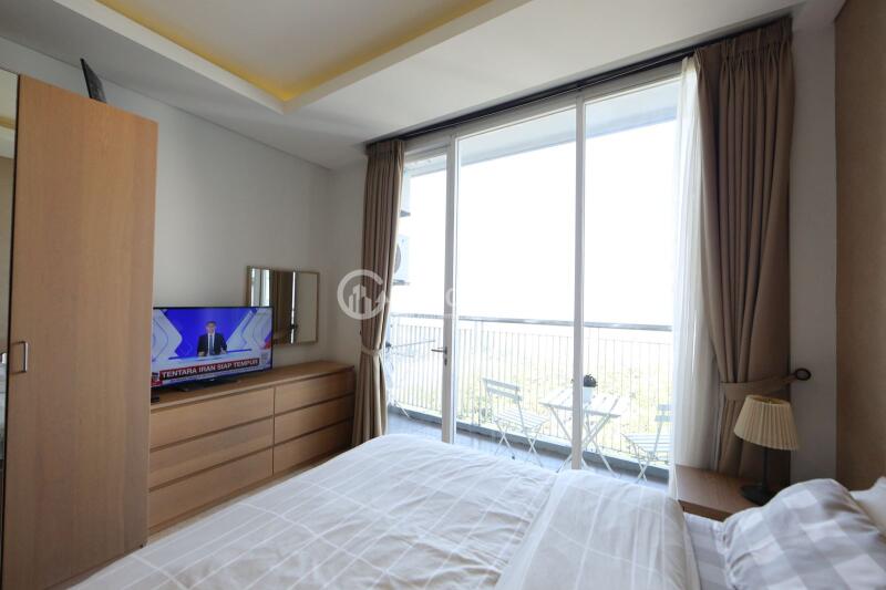 Bedroom 1BR Apartment with  View at Dago Suites Apartment