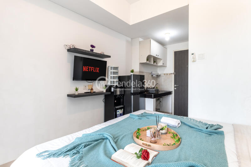 Bedroom Excellent Studio Apartment at Serpong Garden Apartment Low Floor