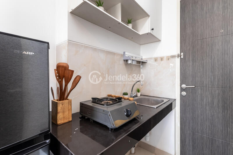 Kitchen Excellent Studio Apartment at Serpong Garden Apartment Low Floor