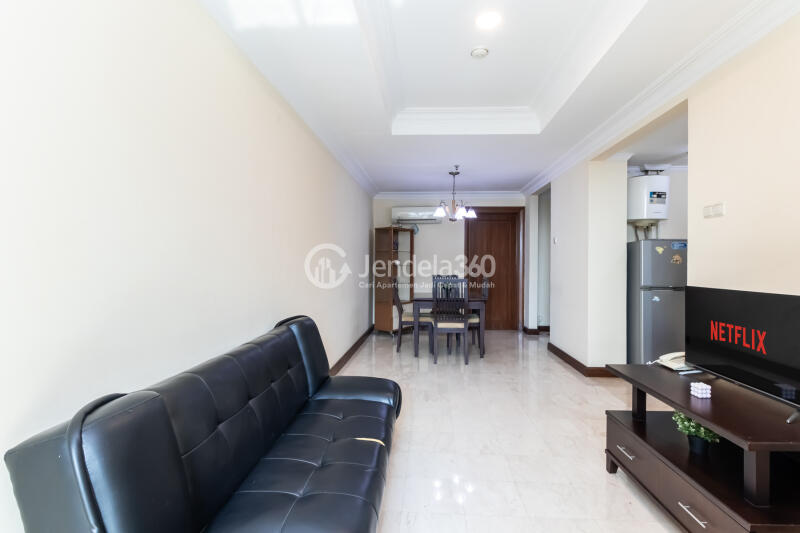Living Room Low Floor 1BR Apartment with  View at Puri Imperium Apartmentjl Kuningan Madya kav 5 GunturSetiabudi jaksel