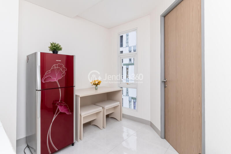 Living Room 1BR Akasa Pure Living Apartment at Tower Kamaya