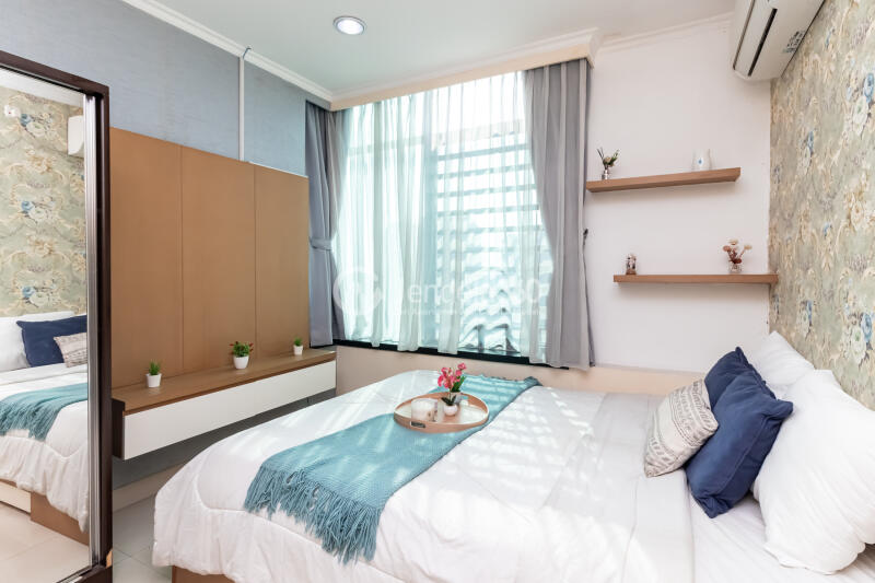Bedroom 1 2BR Apartment with  View at Hamptons Park Apartment