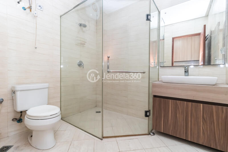 Bathroom Stylish Studio Apartment at Ancol Mansion Apartment Tower Pacific Ocean