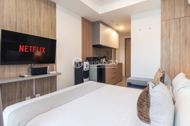 Bedroom Studio Antasari Place Apartment at Middle Floor