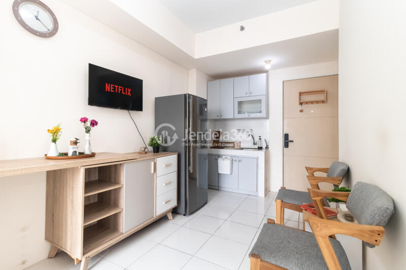 Living Room 2BR Apartment with  View at Kota Ayodhya Apartment