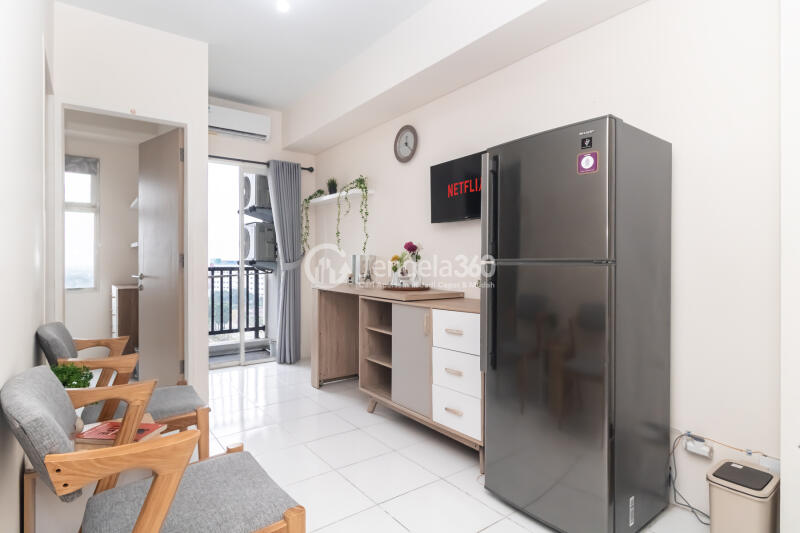Living Room 2BR Apartment with  View at Kota Ayodhya Apartment
