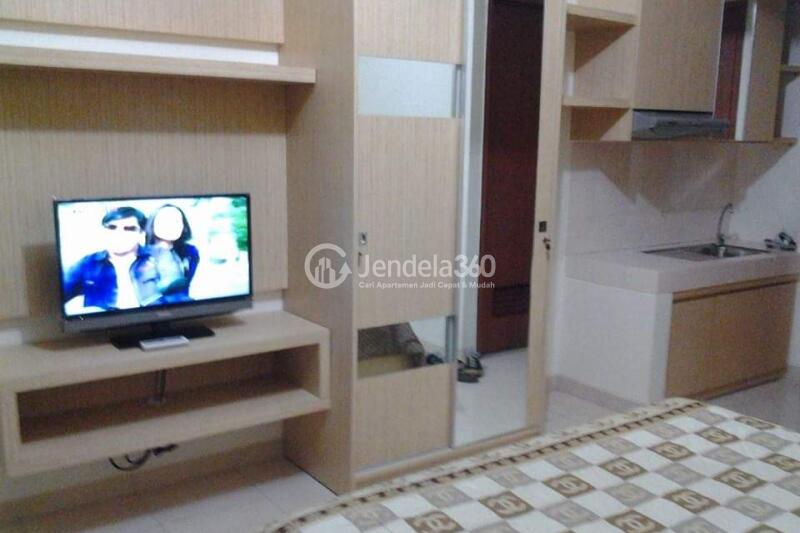 Bedroom Excellent Studio Apartment High Floor with Swimming Pool View at Margonda Residence 3