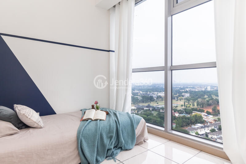 Bedroom 2 2BR M Town Residence Serpong Apartment at Low Floor