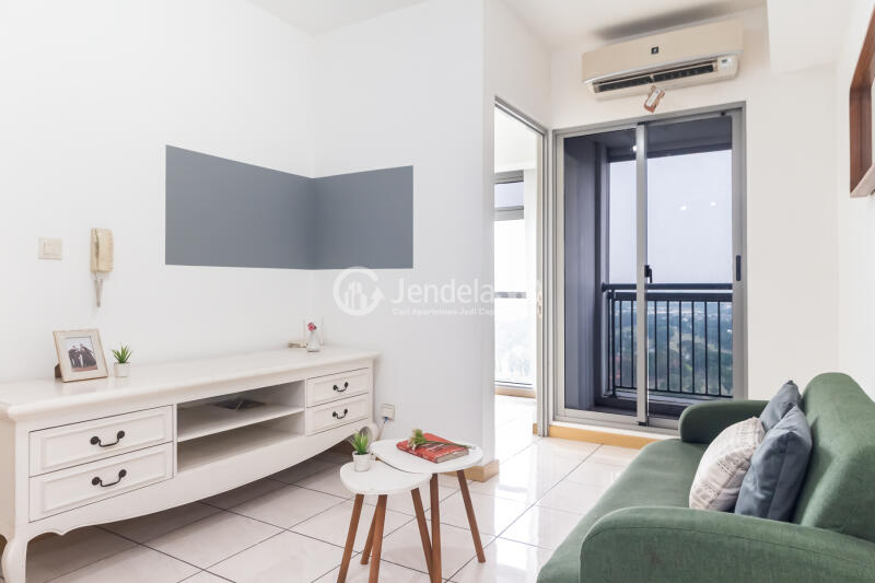 Living Room 2BR M Town Residence Serpong Apartment at Low Floor