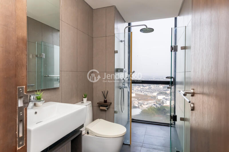 Bathroom Well Located 2BR Apartment at Yukata Suites Low Floor
