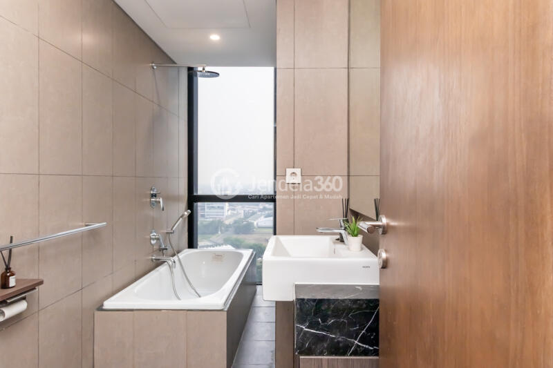 Bathroom Well Located 2BR Apartment at Yukata Suites Low Floor