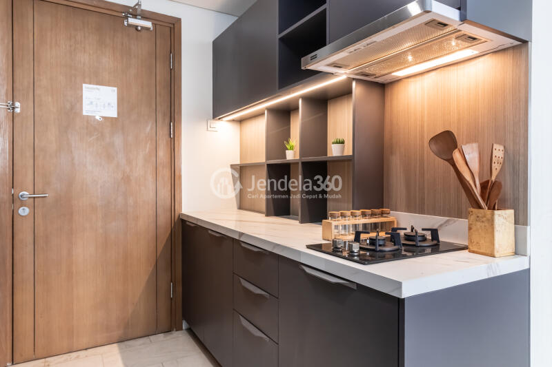 Kitchen Well Located 2BR Apartment at Yukata Suites Low Floor
