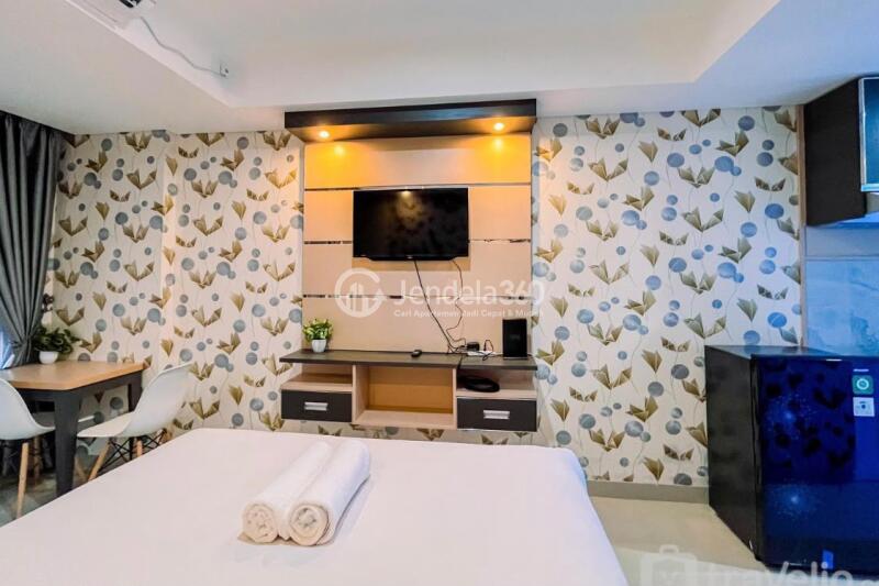 Bedroom Low Floor Studio Apartment with - View at Tamansari Skylounge Makassar Apartment