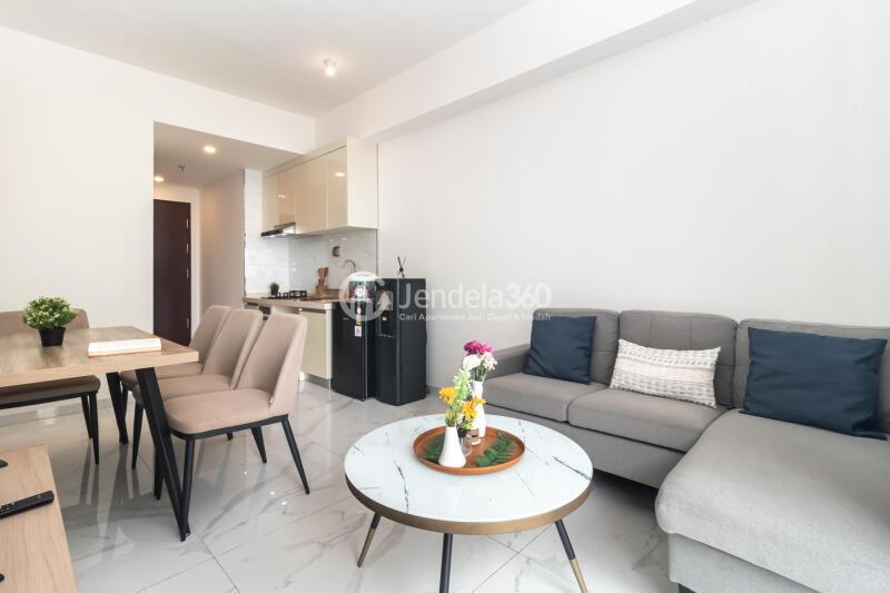Living Room 2BR Apartment with  View at Sky House Alam Sutera