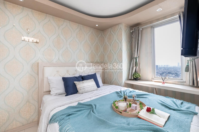 Bedroom 1 High Floor 3BR Apartment with city View at Bassura City Apartment