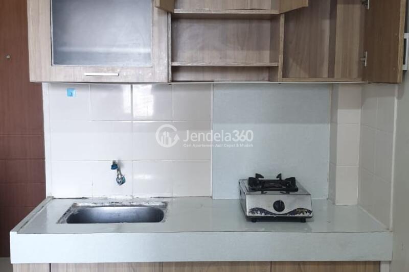 Kitchen 2BR Pinewood Jatinangor Apartment at Middle Floor