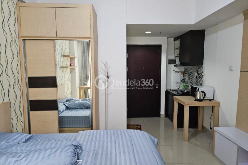 Bedroom Studio Apartment with  View at Margonda Residence