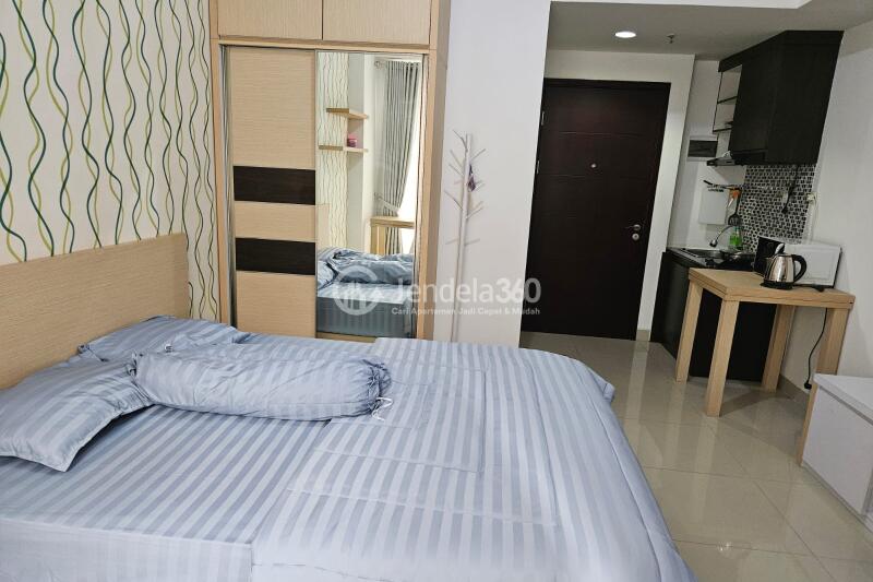 Bedroom Studio Apartment with  View at Margonda Residence