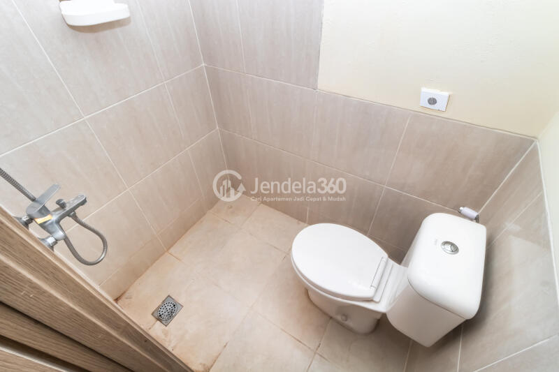 Bathroom Stunning Studio Apartment at Meikarta Apartment Middle Floor