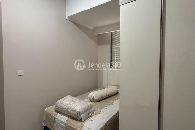 Bedroom 2 Restful 3BR Apartment Middle Floor with City View at Menara Jakarta Apartment