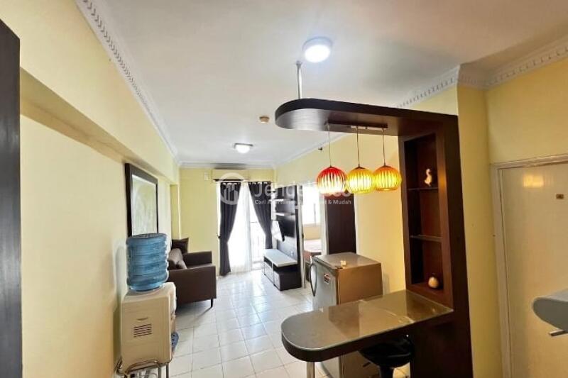 Living Room Well Located 2BR Apartment Low Floor with  View at Mutiara Bekasi Apartment