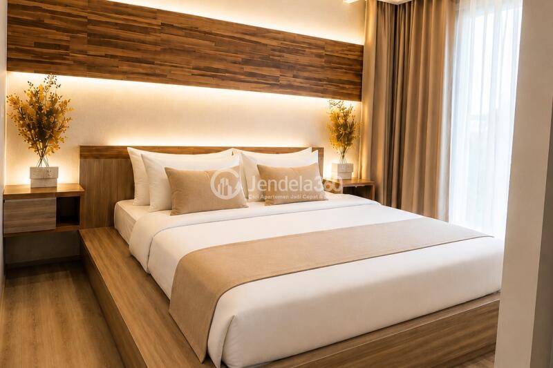 Bedroom 1 Strategic Location 2BR Apartment High Floor with City View at AKR Gallery West Residence