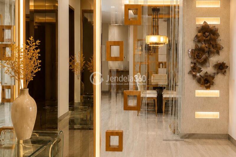 Living Room Strategic Location 2BR Apartment High Floor with City View at AKR Gallery West Residence