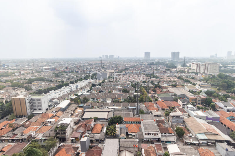 Balcony Flawless 1BR Apartment at M Town Residence Serpong Tower Carmel