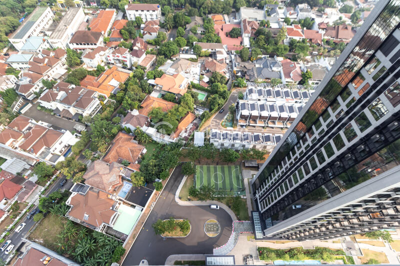 Balcony 1BR Fatmawati City Center Apartment at High Floor