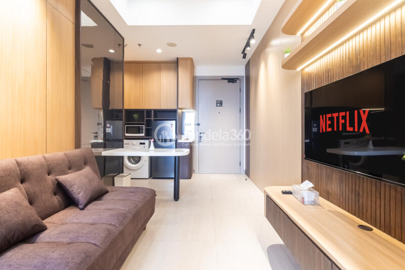 Living Room 1BR Fatmawati City Center Apartment at High Floor
