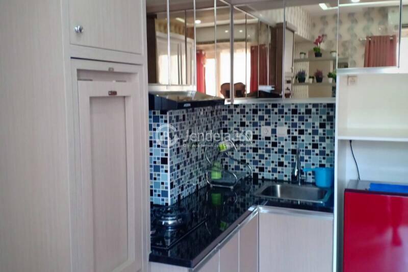 Kitchen Trendy 2BR Apartment at Podomoro Golf View Apartment Low Floor