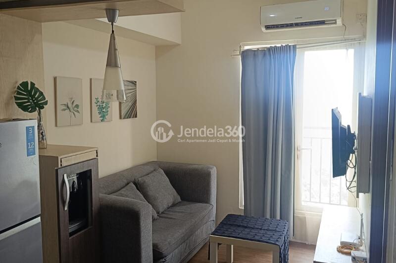 Living Room 2BR Podomoro Golf View Apartment at Low Floor