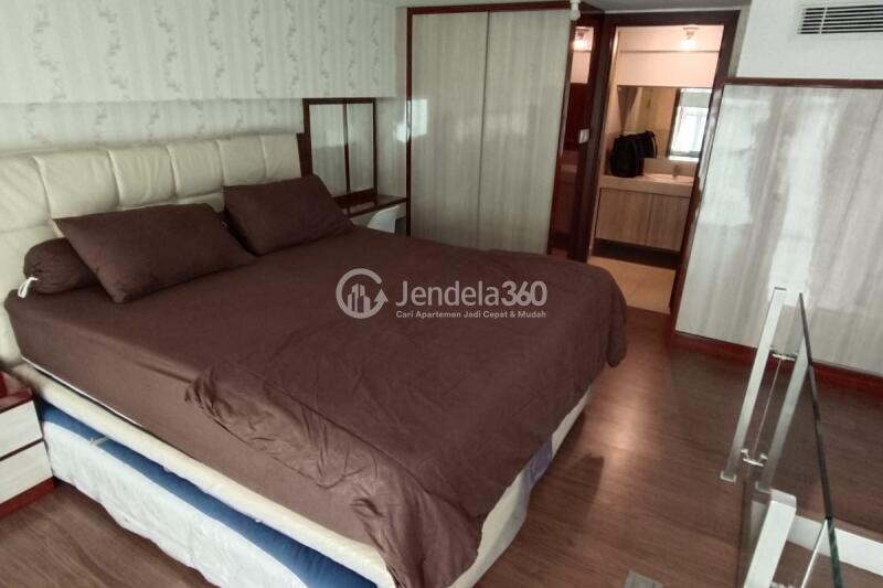 Bedroom Elegant 1BR Apartment at U Residence Karawaci Middle Floor