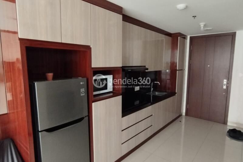 Living Room Elegant 1BR Apartment at U Residence Karawaci Middle Floor