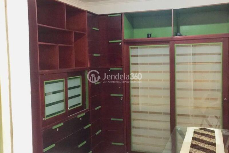 Living Room 1BR Apartment with City View at Sudirman Park Apartment