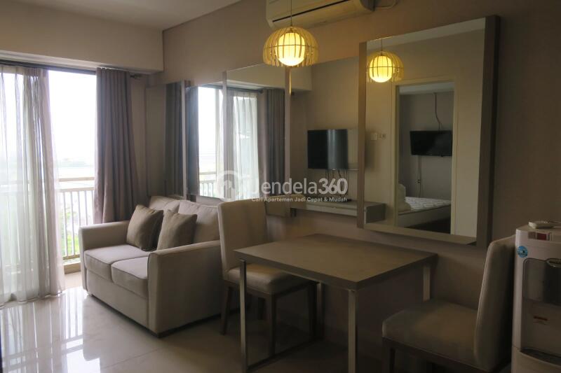 Living Room Compact 1BR Apartment at Trivium Terrace Low Floor