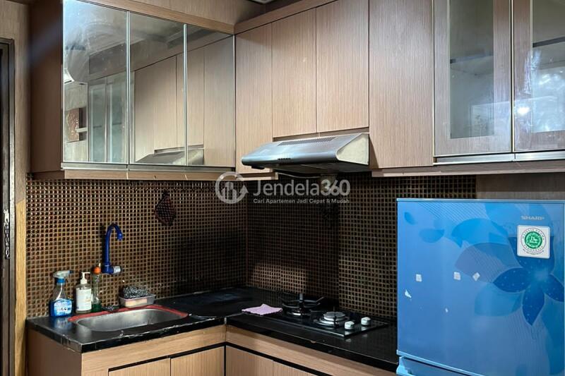 Kitchen Flawless 2BR Apartment Low Floor with  View at The Suites @ Metro Bandung