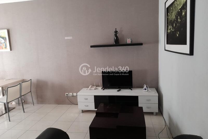 Living Room 2BR Sudirman Park Apartment at Tower Bougenville