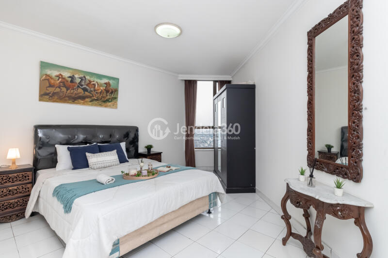 Bedroom 2 Stylish 1BR Apartment at Taman Rasuna Apartment Tower 6