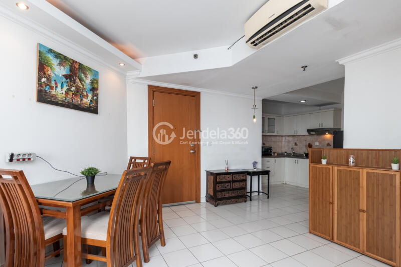 Dining Room Stylish 1BR Apartment at Taman Rasuna Apartment Tower 6