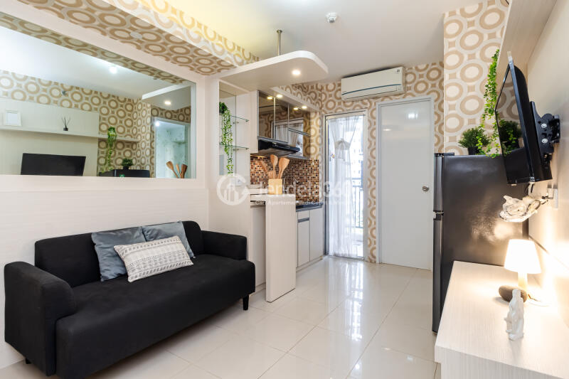 Living Room Bassura City Apartment 2BR Fully Furnished