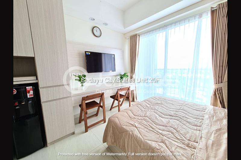 Bedroom Sedayu City Apartment Studio  Furnished